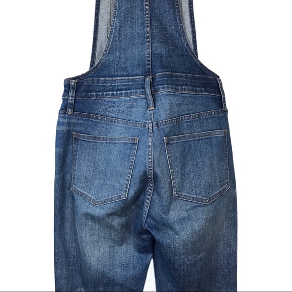 Madewell Kemp Wash Side Zip Skinny Overalls Small - Picture 7 of 14